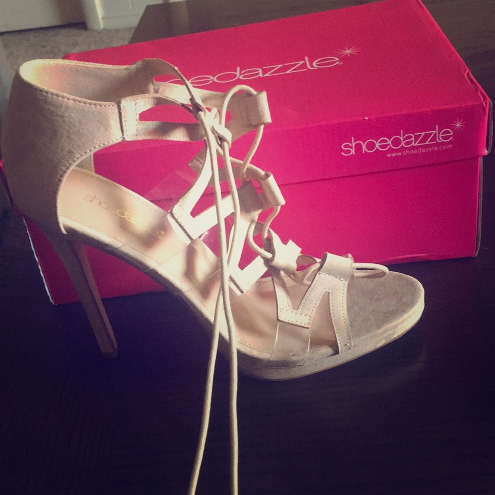 Nude dress heels